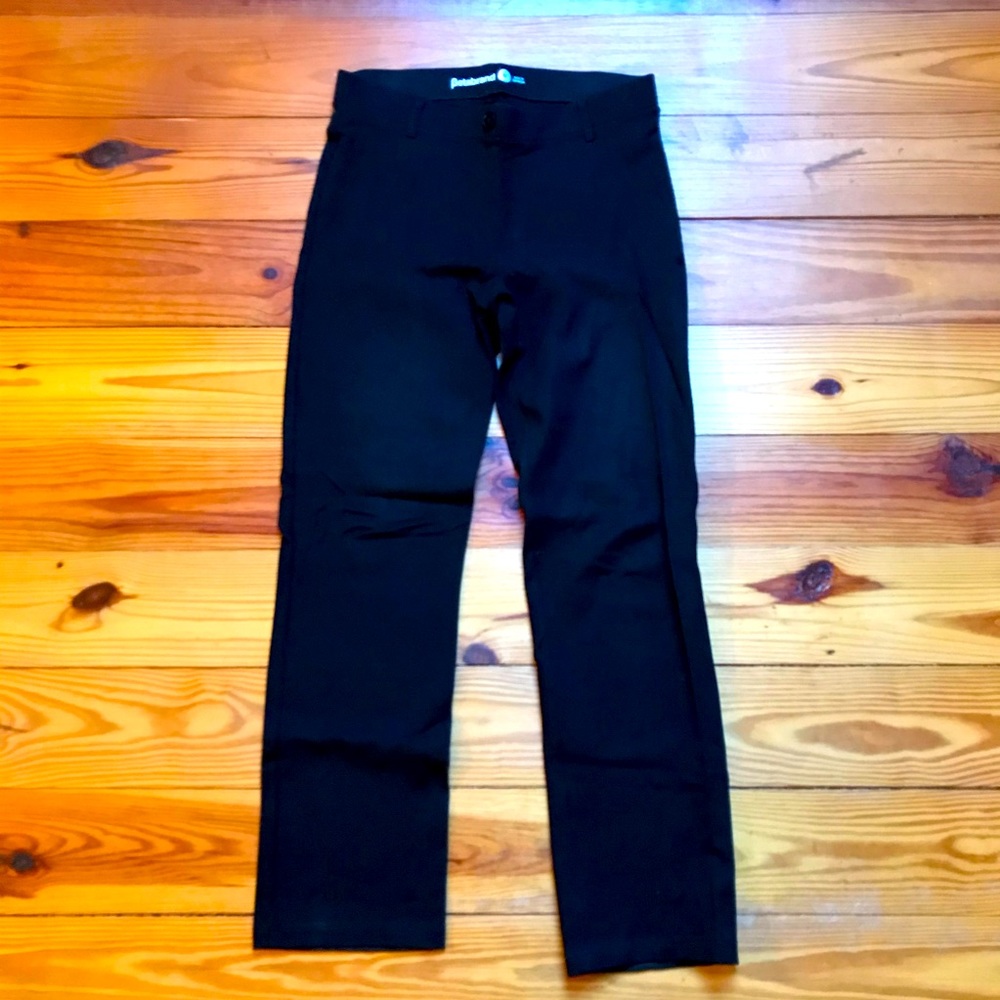 Betabrand Black Stretch Work Pants, EUC, M